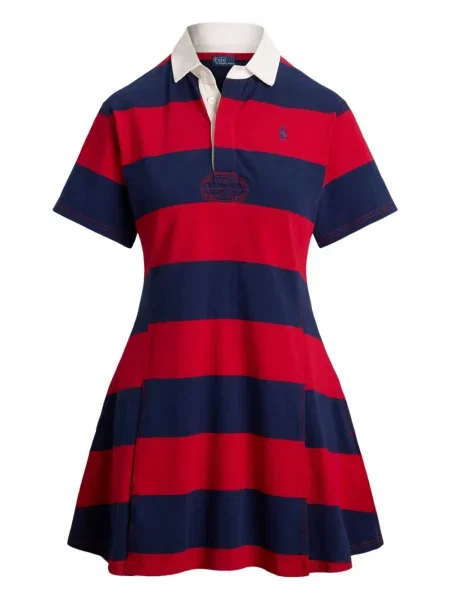 Plačiakojis pledas iš natūralios odos marškinėliai Polo Ralph Lauren žalia