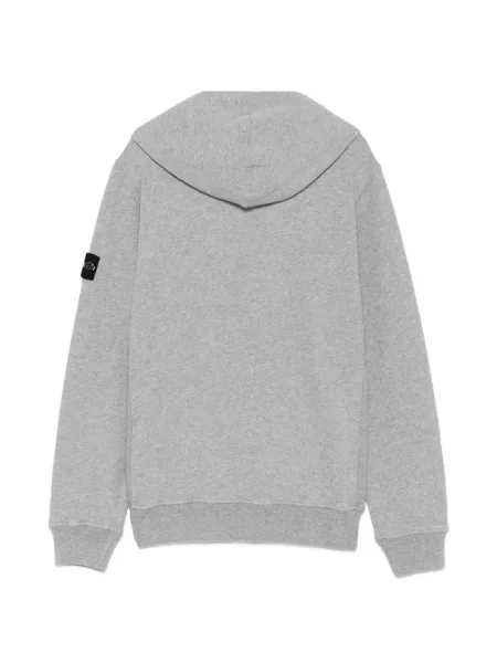 Bluza z kapturem dziecięca Stone Island szara