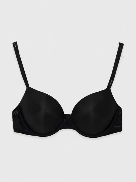 Сутиен Calvin Klein Underwear с изчистен дизайн черно