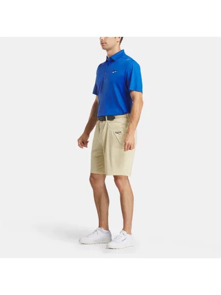 Reebok koszulka polo BDC z kontrastowymi wstawkami kolorystycznymiunisex VEC BLUE/VEC NAVY Size: S niebieska