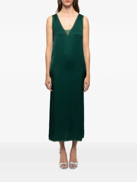 Rochie Zadig&voltaire din satin verde