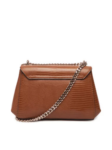 Guess Ročna torba Melinda Mini rjava