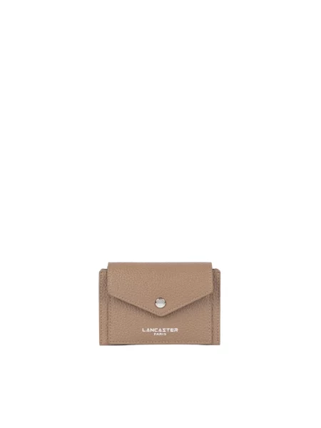 Portfel Lancaster skórzany beżowy