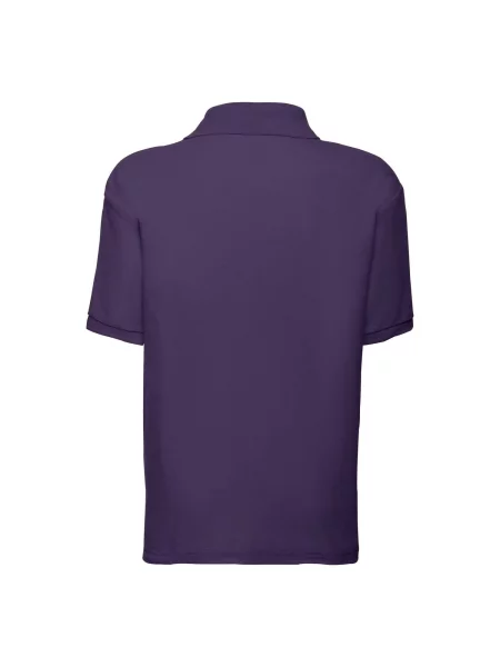 Tricou polo copii Fruit Of The Loom violet