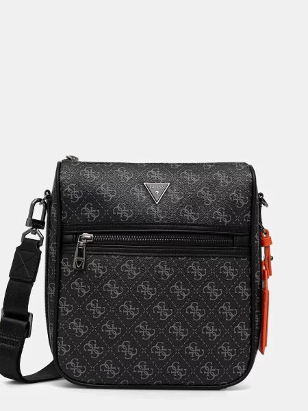 GUESS Geantă de umăr Milano gri negru
