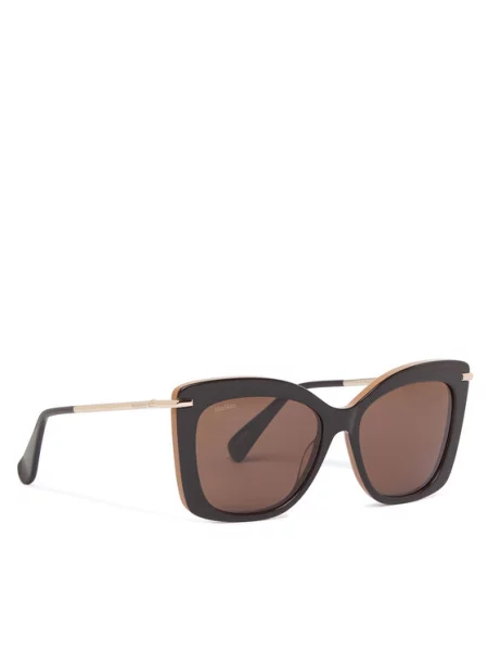 Okulary przeciwsłoneczne Max Mara brązowe