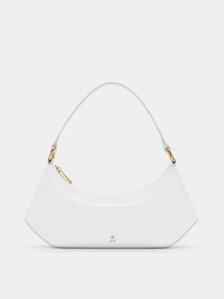 Кожаная сумка Jw Pei белая