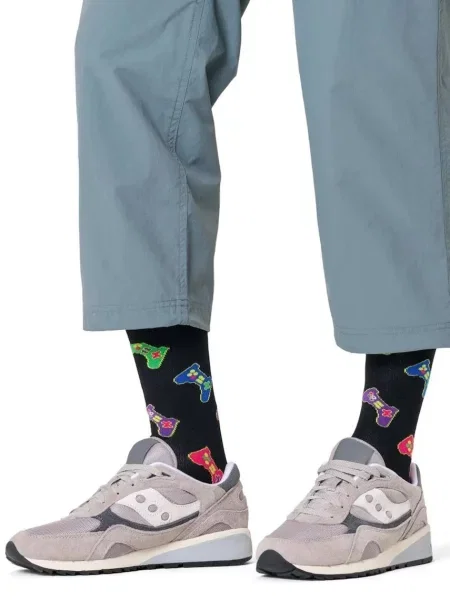 Happy Socks ponožky s bavlnou čierna