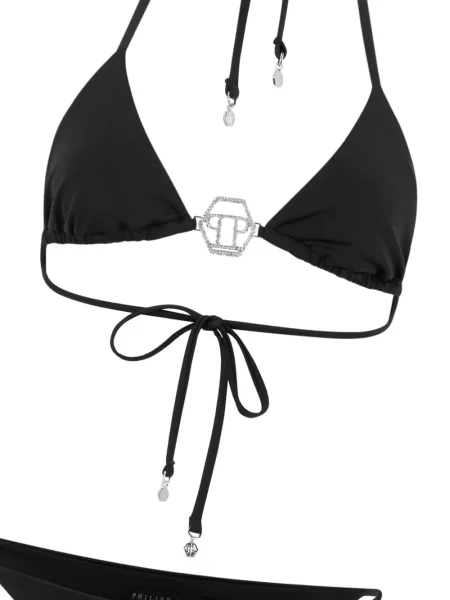 Bikini Philipp Plein autogrammal fekete