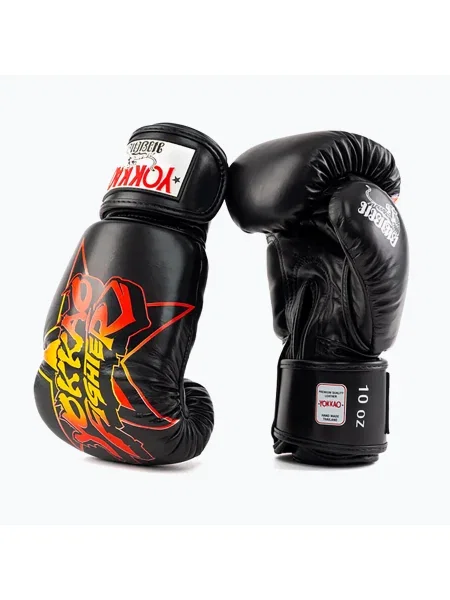 Mănuși de box pentru bărbați YOKKAO Fighter KO black negru