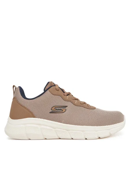 Sneakerși Skechers bej