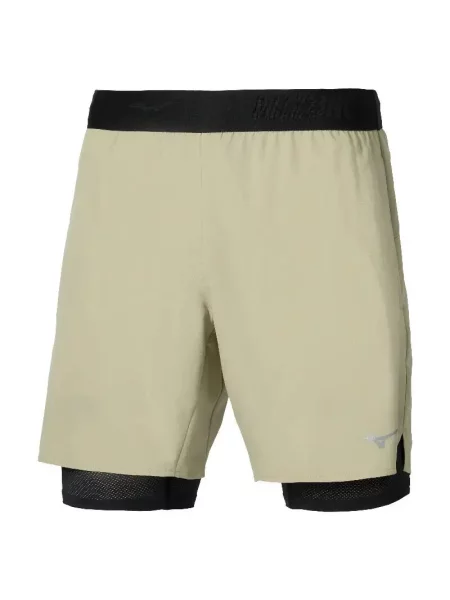 Spodenki do biegania Mizuno Core Inches beżowe