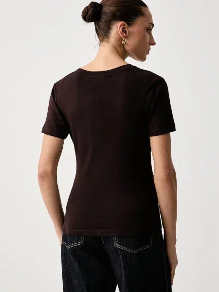 Tommy Hilfiger T-shirt brązowa