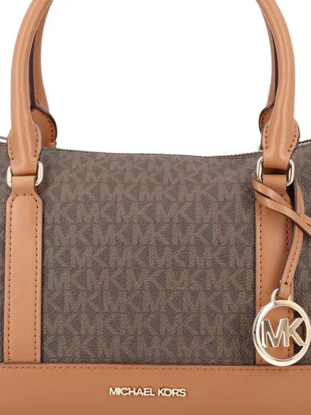 Geantă de mână Michael Michael Kors cu autograf maro