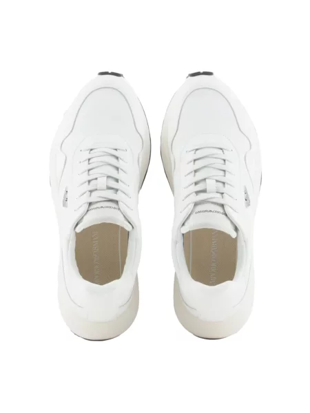 Sneakersy Emporio Armani białe