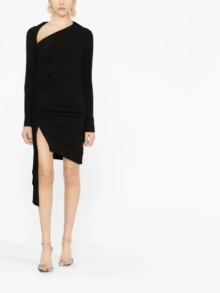 Asimetriškas suknele Off-white balta