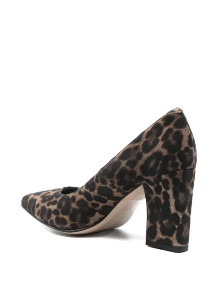 Pantofi cu toc Pedro Miralles cu imagine cu model leopard maro