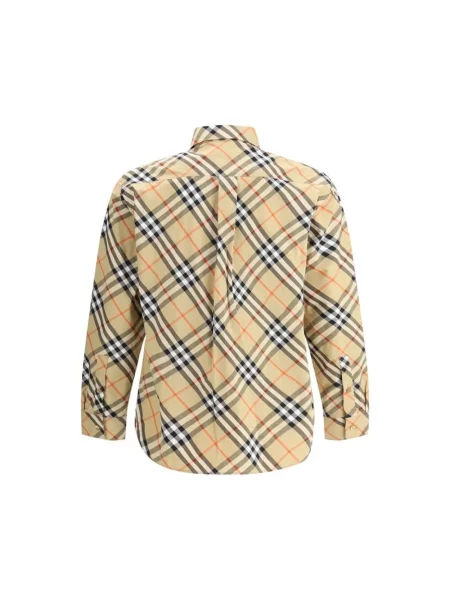 Koszula Burberry w kratę klasyczna beżowa