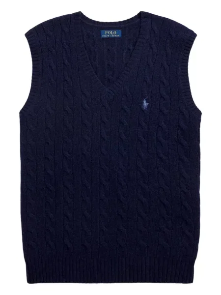Μικρός κασκέτο Polo Ralph Lauren με χαμηλή μέση υφαίνω διαγωνίως πράσινο