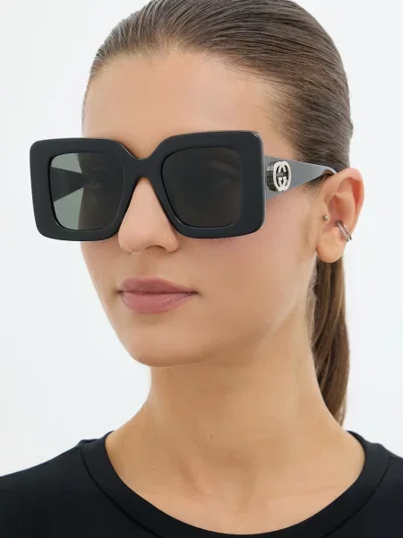 Gucci ochelari de soare pentru femei negru