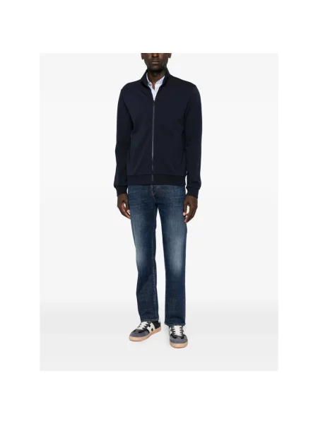 Bluza rozpinana Woolrich niebieska