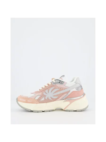 Sneakersy Palm Angels skórzane klasyczne różowe