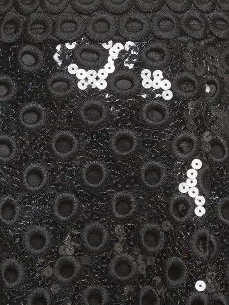 Fusta mini Marc Jacobs cu paiete din dantelă negru