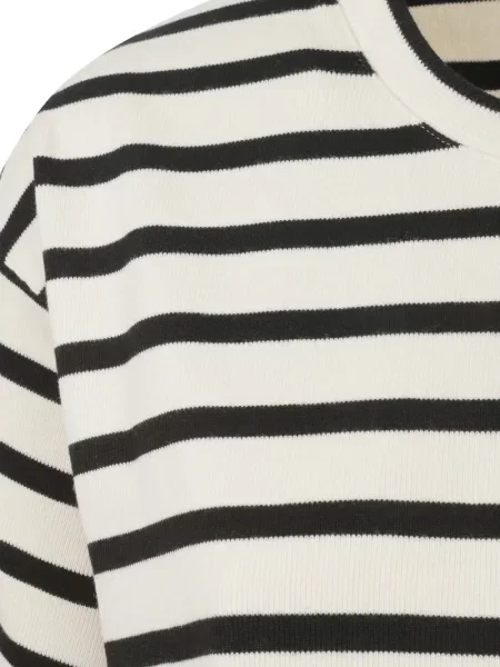 Rochie midi Jil Sander cu dungi alb