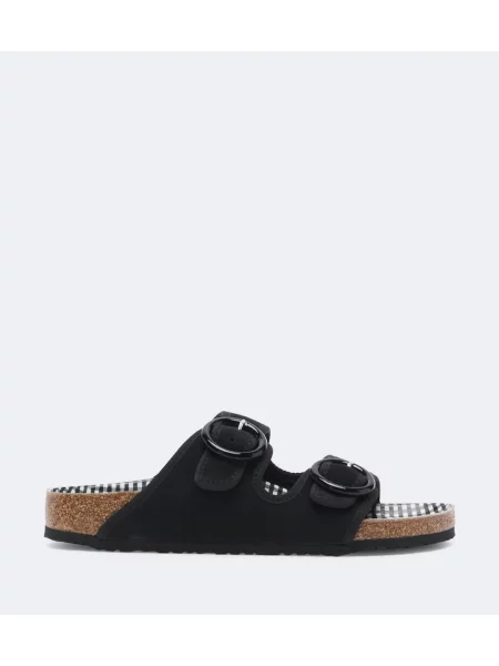 Semišové sandále Birkenstock 1774 čierna