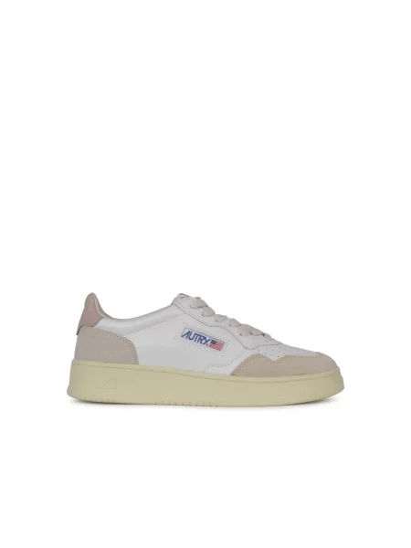 Sneakersy Autry skórzane białe
