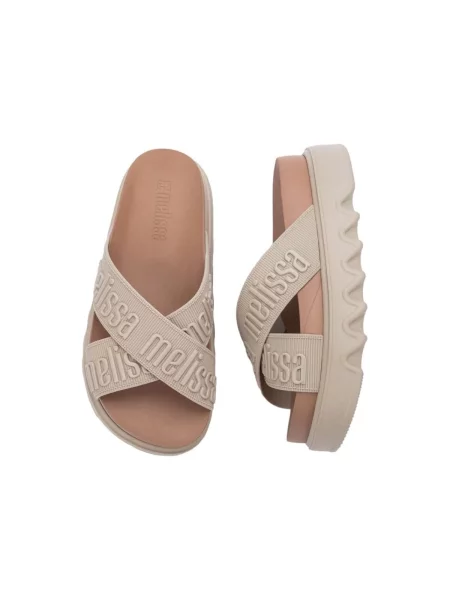 Pantofi Melissa cu platformă bej