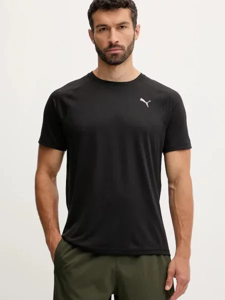 Puma tricou de antrenament cu imprimeu negru