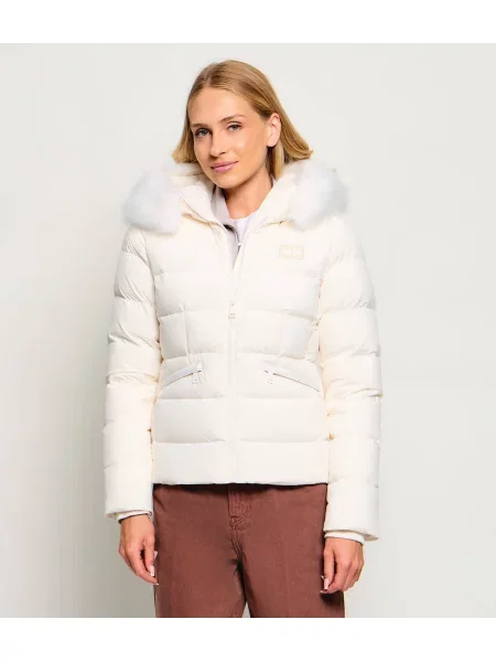 Tommy Jeans Geacă de iarnă alb
