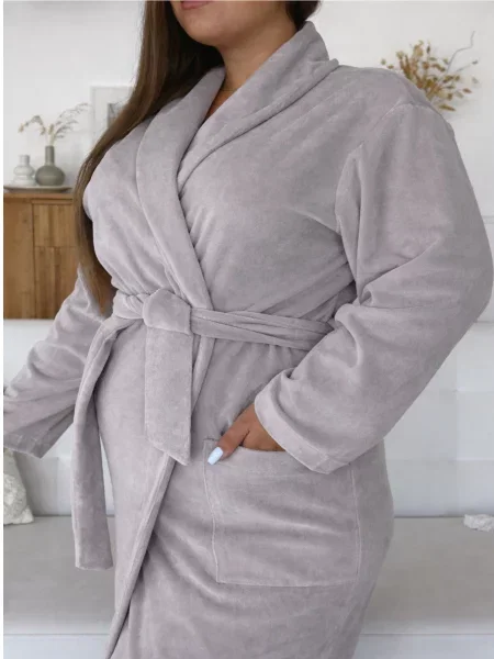 Халат Cosy серый