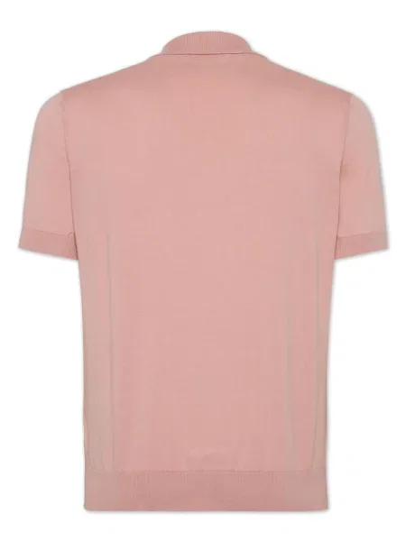 Polo Dsquared2 cu broderie roz