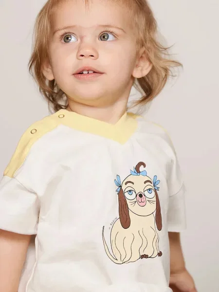 Mini Rodini футболка дитяча Dog