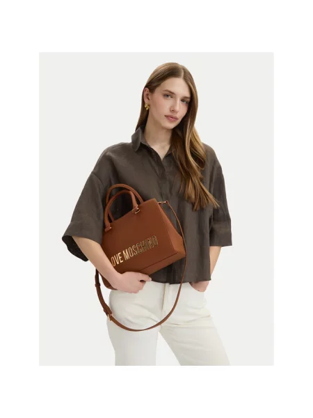 LOVE MOSCHINO Torebka brązowy