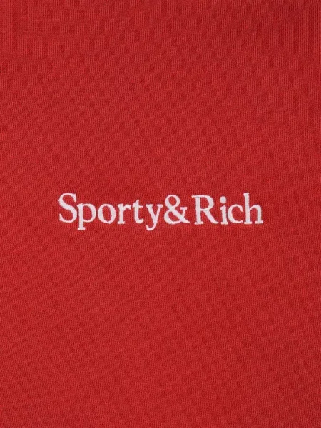 Шорти Sporty & Rich с автограф червено