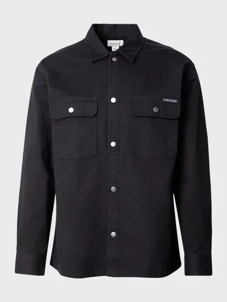 Джинсова сорочка Calvin Klein Jeans чорна