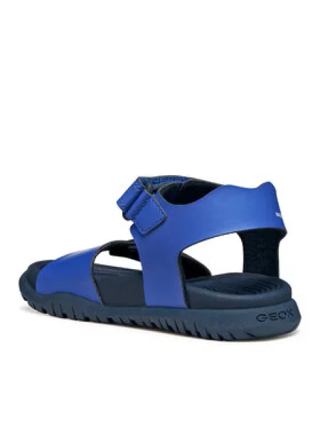 Sandali Geox J Sandal Fusbetto Bo S Modra črna