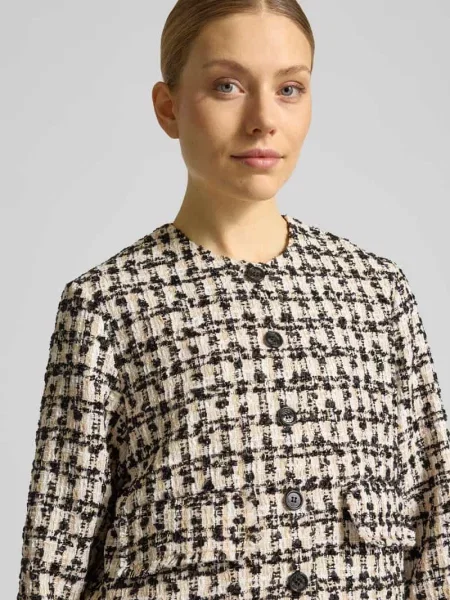 Marynarka o kroju regular fit z efektem bouclé model Jenifer' Joop! beżowa