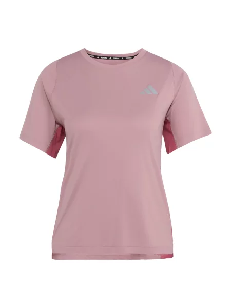 ADIDAS PERFORMANCE Tehnička sportska majica Breeze svijetlosiva / lila / svijetloroza