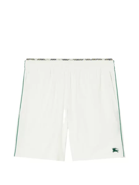 Pantaloni scurți Burberry tenis stretch alb
