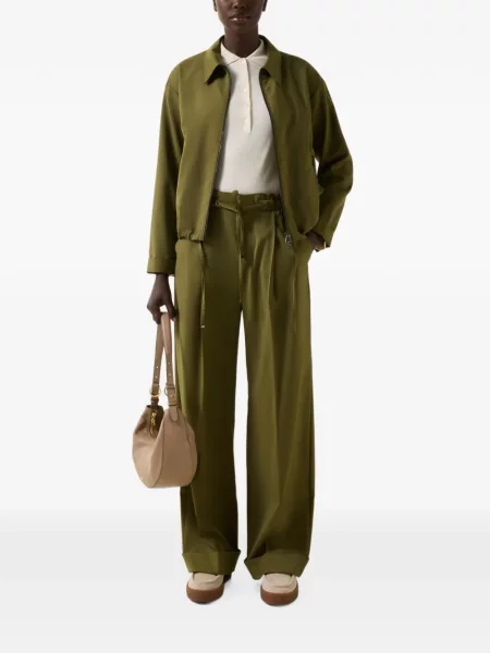 Geacă cămașă Bogner de lână verde