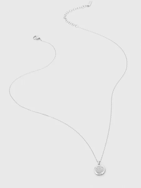 Колие BOSS сребристо