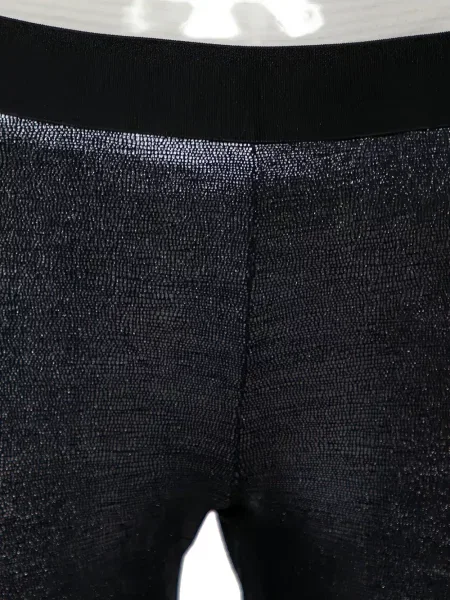 Dzianinowe legginsy David Lerner szare