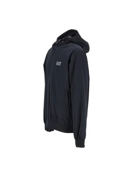 Kurtka Ea7 Emporio Armani z kapturem granatowa