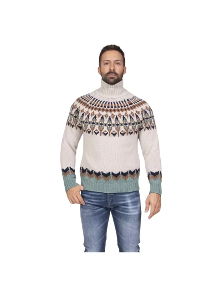 Sweter Dondup wełniany beżowy