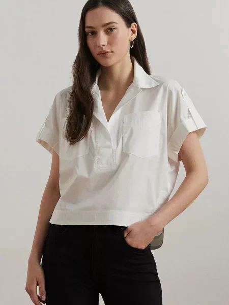 Lauren Ralph Lauren cămașă alb