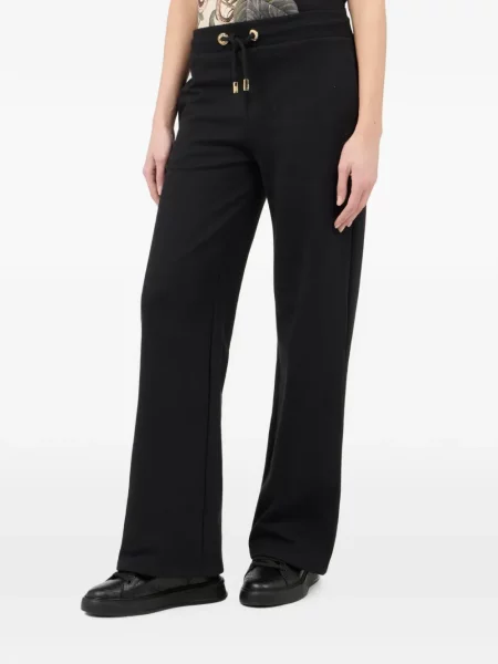 Pantaloni Roberto Cavalli alergare cu cordon negru
